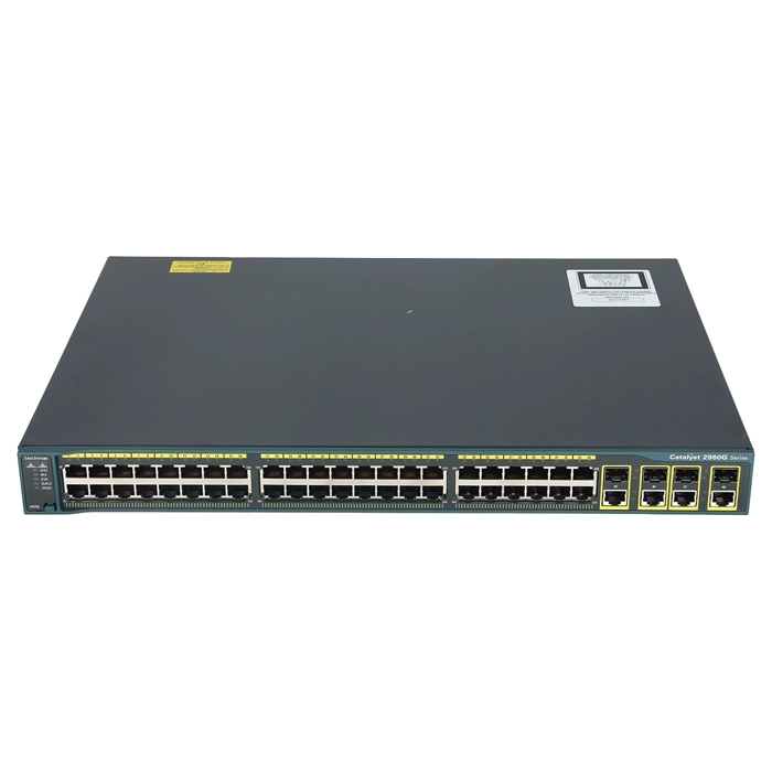 Cisco WS-C2960G-48TC-L-RF | Catalyst 2960 Series 2960G-48TC 44 x RJ-45 Ports 10/100/1000Base-T + 4 x Dual-Perpose RJ-45/SFP Ports Layer 2 Managed Rack-mountable Gigabit Ethernet Network Switch Refurbished - Cisco Systems Inc. refurbished available on Gotodirect