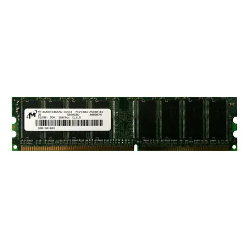 Micron MT16VDDT6464AG-265C4 | 512MB DDR-266MHz PC-2100 Non-ECC Unbuffered UDIMM CL2.5 2Rx8 2.5V 184-Pin Memory Module Refurbished -  refurbished available on Gotodirect
