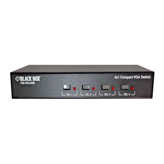 Black Box AC506A | 4-port Video Switch 5 x Monitor 1600 x 1200 85Hz Refurbished -  refurbished available on Gotodirect