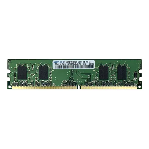 Samsung M378T6464QZ3-CE6 | 512MB DDR2-667MHz PC2-5300 Non-ECC Unbuffered UDIMM CL5 1Rx16 1.8V 240-Pin Memory Module Refurbished - Samsung refurbished available on Gotodirect