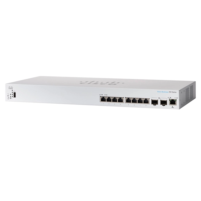 Cisco CBS350-8XT-RF | Business 350 Series CBS350-8XT 8 x RJ-45 Ports 10GBase-T 2 x Combo SFP+ Ports Layer 3 Managed Rack-mountable Gigabit Ethernet Network Switch Refurbished - Cisco Systems Inc. refurbished available on Gotodirect