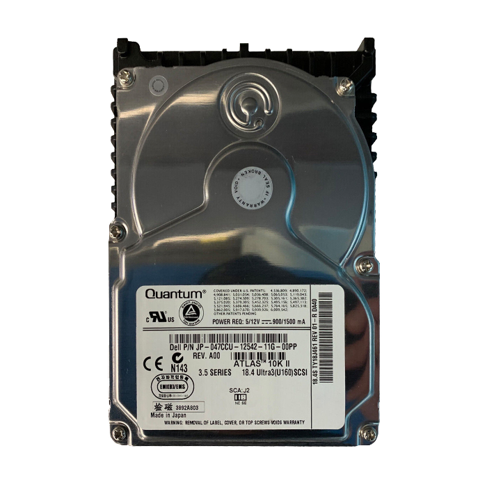 Dell 47CCU | 18.4GB 10000RPM Ultra160 SCSI Hot-Pluggable 80-Pin 3.5-Inch Hard Drive Refurbished - Dell refurbished available on Gotodirect