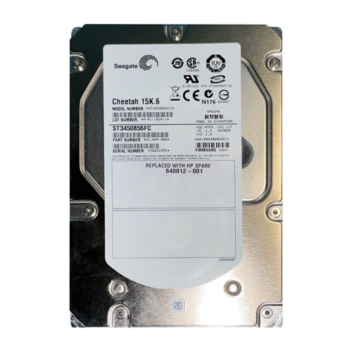 Buy HP 640812-001 | 450GB 15000RPM Fibre Channel 4Gb/s Dual Port Hot Swappable 3.5-Inch Hard Drive Refurbished - $77.69 HP 640812-001 | 450GB 15000RPM Fibre Channel 4Gb/s Dual Port Hot Swappable 3.5-Inch Hard Drive Refurbished - Hewlett-Packard (ou HP en abrégé) refurbished available on Gotodirect