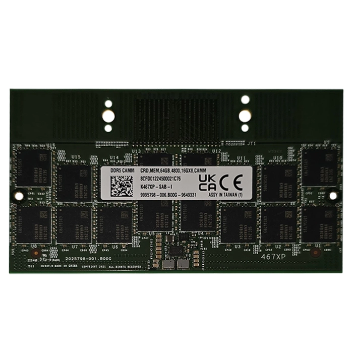 Dell 467XP | 64GB DDR5-4800MHz Non-ECC Unbuffered CAMM CL40 Memory Refurbished - Dell refurbished available on Gotodirect