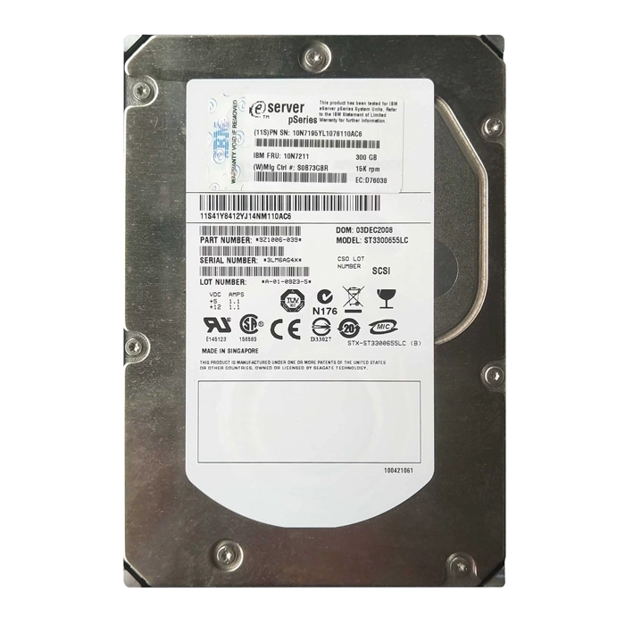 Buy IBM 10N7211 | 300GB 15000RPM Ultra320 SCSI 80-Pin 16MB Cache 3.5-Inch Hard Drive Refurbished - $524.71 IBM 10N7211 | 300GB 15000RPM Ultra320 SCSI 80-Pin 16MB Cache 3.5-Inch Hard Drive Refurbished - refurbished available on Gotodirect