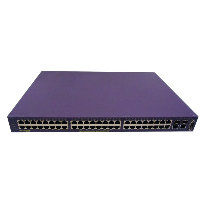 Extreme Networks 15040 | Summit 200-48 48 x RJ-45 10/100Base-TX + 2 x SFP (mini-GBIC) Ports Layer 3 Managed Rack-mountable Gigabit Ethernet Network Switch Refurbished -  refurbished available on Gotodirect