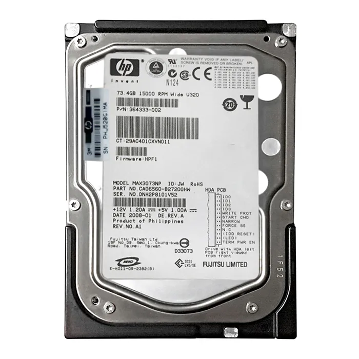 Fujitsu CA06560-B27200HW | 73.5GB 15000RPM Ultra320 SCSI 68-Pin 8MB Cache 3.5-Inch Hard Drive Refurbished - Fujitsu refurbished available on Gotodirect