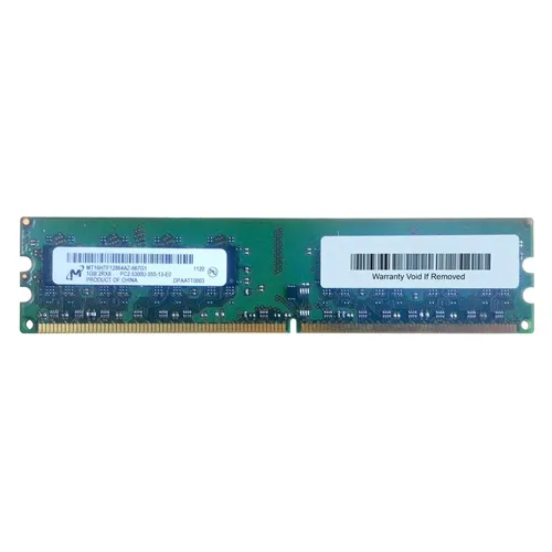 Micron MT16HTF12864AZ-667G1 | 1GB DDR2-667MHz PC2-5300 Non-ECC Unbuffered UDIMM CL5 2Rx8 1.8V 240-Pin Memory Module Refurbished -  refurbished available on Gotodirect