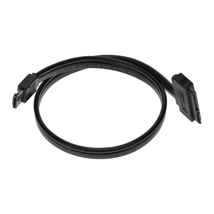 Monoprice 8492 | 19inch eSATAp to SATA 22pin Cable Black Refurbished -  refurbished available on Gotodirect