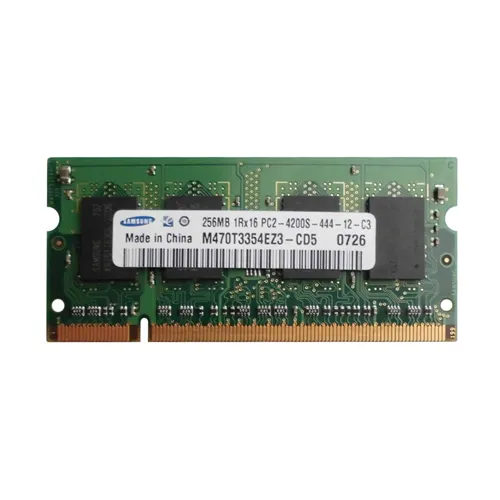 Samsung M470T3354BZ3-CD5 | 256MB DDR2-533MHz PC2-4200 Non-ECC Unbuffered SODIMM CL4 1Rx16 1.8V 200-Pin Memory Module Refurbished - Samsung refurbished available on Gotodirect