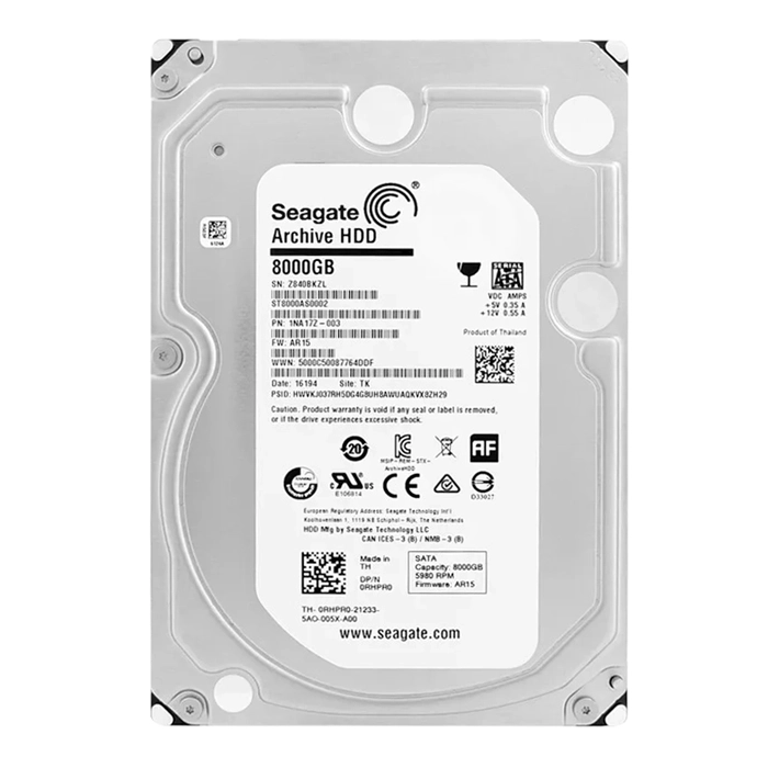 Dell RHPR0 | 8TB 5900RPM SATA 6Gb/s Hot-Pluggable (512e) 3.5-Inch Nearline Hard Drive for PowerEdge Server Refurbished - Dell refurbished available on Gotodirect