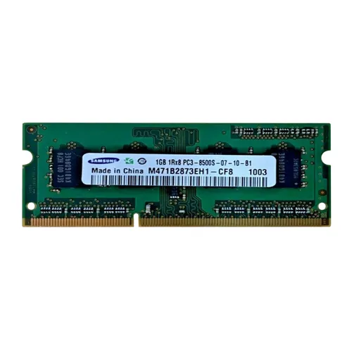 Samsung M471B2873EH1-CF8 | 1GB DDR3-1066MHz PC3-8500 Non-ECC Unbuffered SODIMM CL7 1Rx8 1.5V 204-Pin Memory Module Refurbished - Samsung refurbished available on Gotodirect