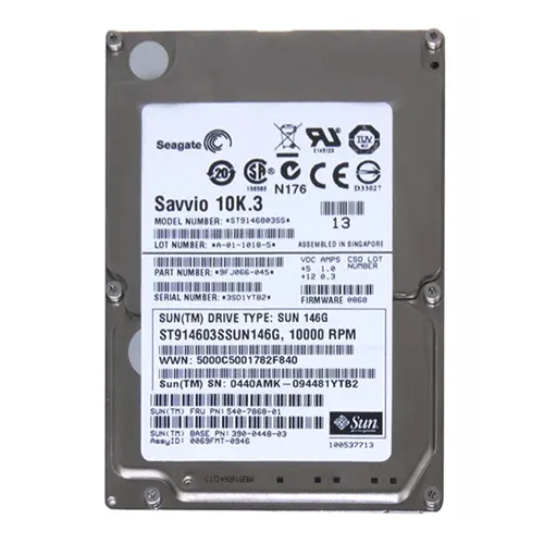 Sun 390-0448-03 | 146GB 10000RPM SAS 6Gb/s SFF 2.5-Inch Hard Drive Refurbished -  refurbished available on Gotodirect