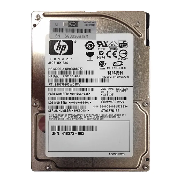 Seagate 9MA066-035 | Savvio 15K Series 36GB 15000RPM SAS 3Gb/s 16MB Cache (CE) 2.5-Inch Hard Drive Refurbished - Seagate refurbished available on Gotodirect