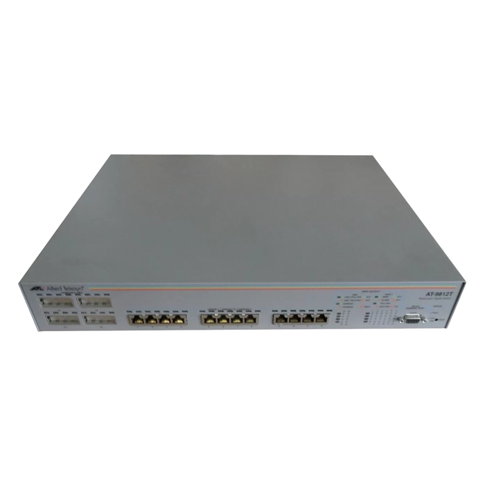 Allied Telesis AT-9812T | 12-Ports 1000T (RJ45) Layer 3/4+ switch with 4 GBIC Refurbished -  refurbished available on Gotodirect