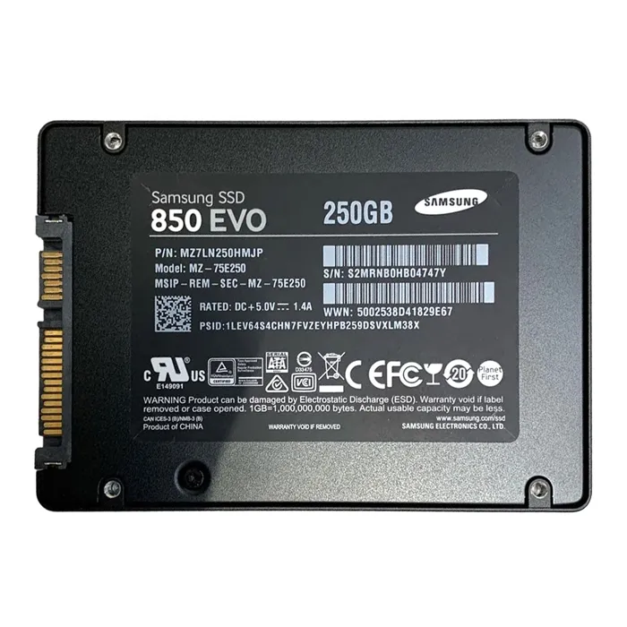 Samsung MZ7LN250HMJP | 850 EVO Series 250GB 2.5-inch 6GB/s SATA 512MB Cache V-NAND 3bit MLC Solid State Drive Refurbished - Samsung refurbished available on Gotodirect