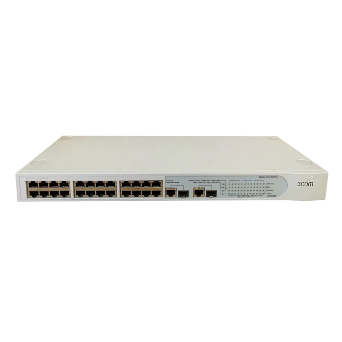 3Com 3C16475BS | 2226 24 x RJ-45 Ports 10/100Base-TX + 2 x GE RJ-45 Ports Layer 2 Managed Rack-mountable Fast Ethernet Network Switch Refurbished -  refurbished available on Gotodirect