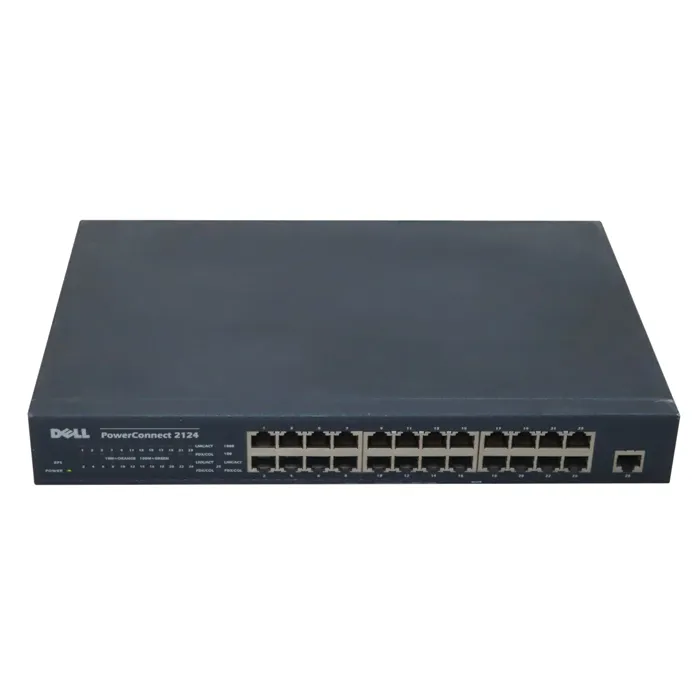 Dell 3N437 | PowerConnect 2124 24-Ports Fast 10/100BaseT + 1-Port 10/100/1000BaseT Ethernet Network Switch Refurbished - Dell refurbished available on Gotodirect