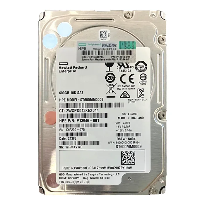 Seagate ST600MM0009 | Exos 10E2400 Series 600GB 10000RPM SAS 12Gb/s 128MB Cache (512n) 2.5-Inch Enterprise Hard Drive Refurbished - Seagate refurbished available on Gotodirect