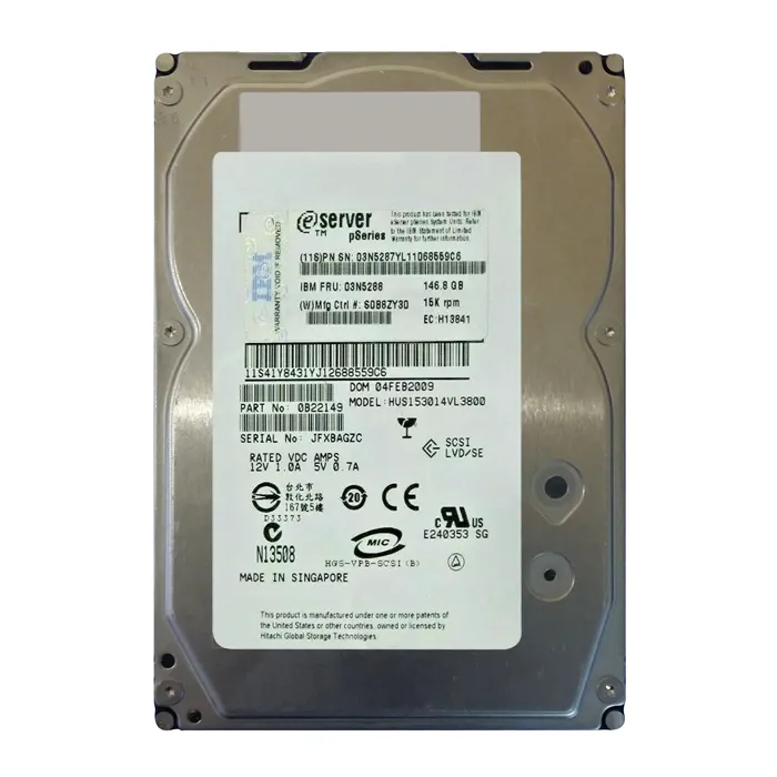 Buy IBM 03N5287 | 146.8GB 15000RPM Ultra320 SCSI 80-Pin Hot Swappable 3.5-Inch Hard Drive Refurbished - $413.23 IBM 03N5287 | 146.8GB 15000RPM Ultra320 SCSI 80-Pin Hot Swappable 3.5-Inch Hard Drive Refurbished - refurbished available on Gotodirect