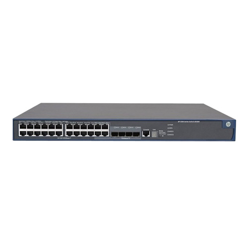 Buy HP JD369A | 5500 EI Series 5500-24G 20 x RJ-45 Ports 10/100/1000Base-T + 4 x Dual-Personality RJ-45/SFP Ports Layer 3 Managed Rack-mountable Gigabit Ethernet Network Switch Refurbished - $808.65 HP JD369A | 5500 EI Series 5500-24G 20 x RJ-45 Ports 10/100/1000Base-T + 4 x Dual-Personality RJ-45/SFP Ports Layer 3 Managed Rack-mountable Gigabit Ethernet Network Switch Refurbished - Hewlett-Packard (ou HP en abrégé) refurbished available on Gotodirect