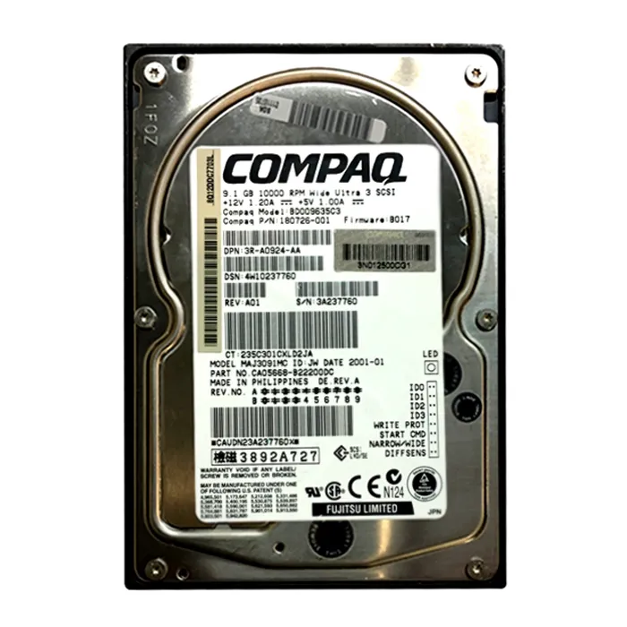Buy Fujitsu CA05668-B22200DC | 9.1GB 10000RPM Ultra160 SCSI 80-Pin 4MB Cache 3.5-Inch Hard Drive Refurbished - $290.00 Fujitsu CA05668-B22200DC | 9.1GB 10000RPM Ultra160 SCSI 80-Pin 4MB Cache 3.5-Inch Hard Drive Refurbished - Fujitsu refurbished available on Gotodirect