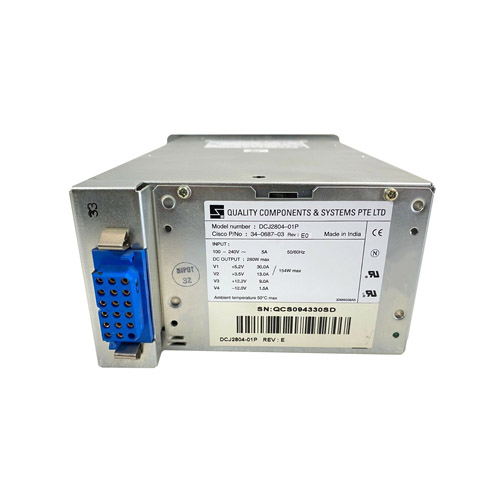 Buy Cisco 34-0687-03 | 280-Watts 100-240V AC 50-60Hz 5A Power Supply Unit for 7200VXR / 7204VXR / 7206VXR Refurbished - $202.31 Cisco 34-0687-03 | 280-Watts 100-240V AC 50-60Hz 5A Power Supply Unit for 7200VXR / 7204VXR / 7206VXR Refurbished - Cisco Systems Inc. refurbished available on Gotodirect