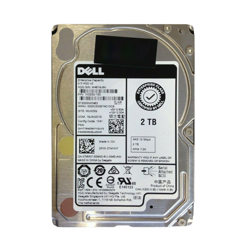 Dell 0TMVN7 | 2TB 2.5-inch 12GB/s SAS 7200RPM 128MB Cache (512n) Hot-Pluggable Server Hard Drive for PowerEdge G14 - G16 Servers and Storage Arrays Refurbished - Dell refurbished available on Gotodirect