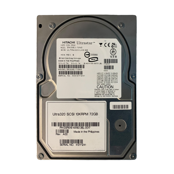 Dell 0R619 | 73GB 10000RPM Ultra320 SCSI 8MB Cache 80-Pin 3.5-Inch Hard Drive Refurbished - Dell refurbished available on Gotodirect