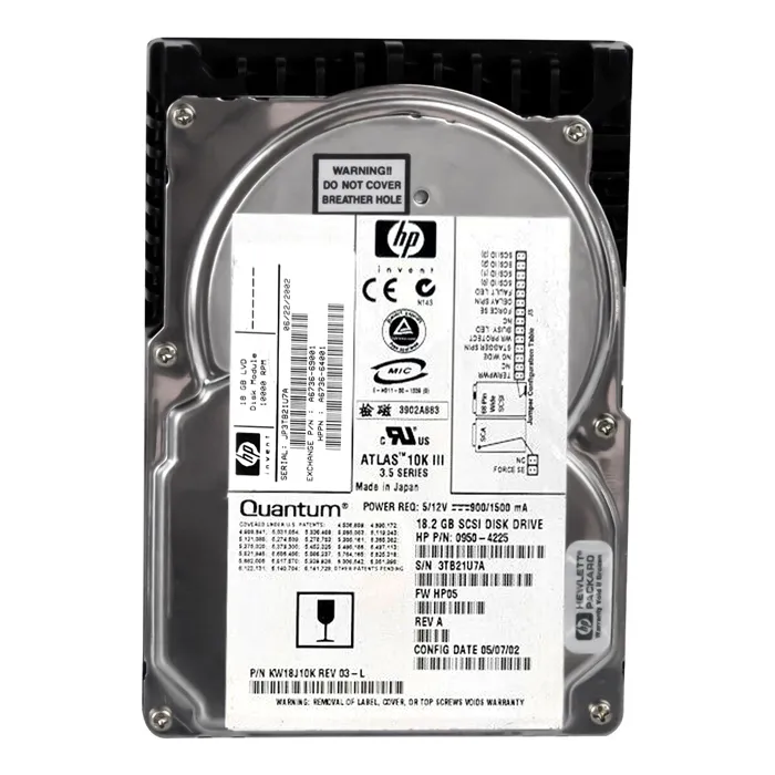 HP A6736-69001 | 18.2GB 10000RPM Ultra160 SCSI Hot Swappable LVD 80-Pin 3.5-Inch Hard Drive Refurbished - Hewlett-Packard (ou HP en abrégé) refurbished available on Gotodirect