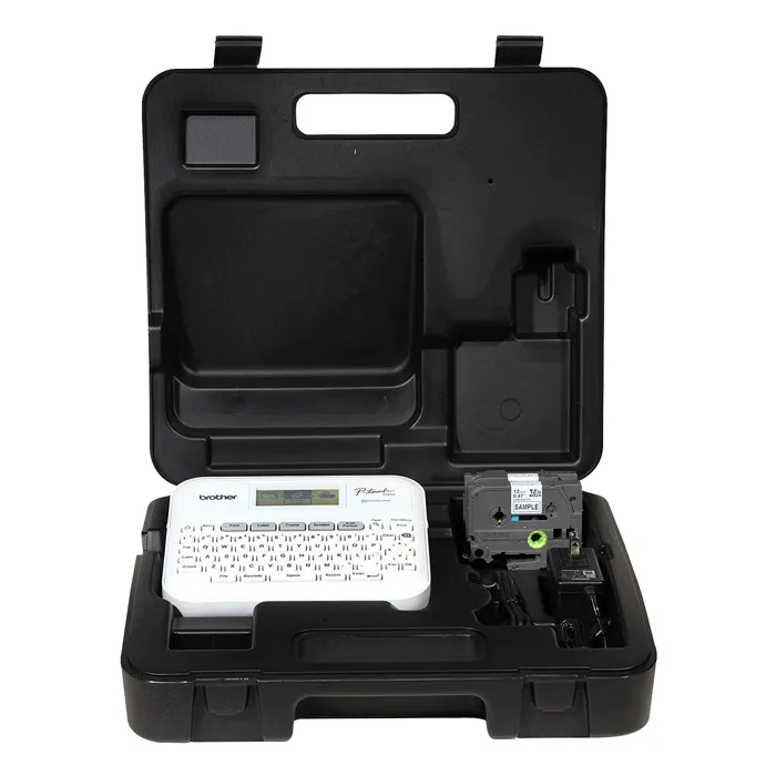Brother PT-D410VP | P-Touch 180 dpi 47.2ppm Home / Office Advanced Label Maker with Case Refurbished - Brother refurbished available on Gotodirect