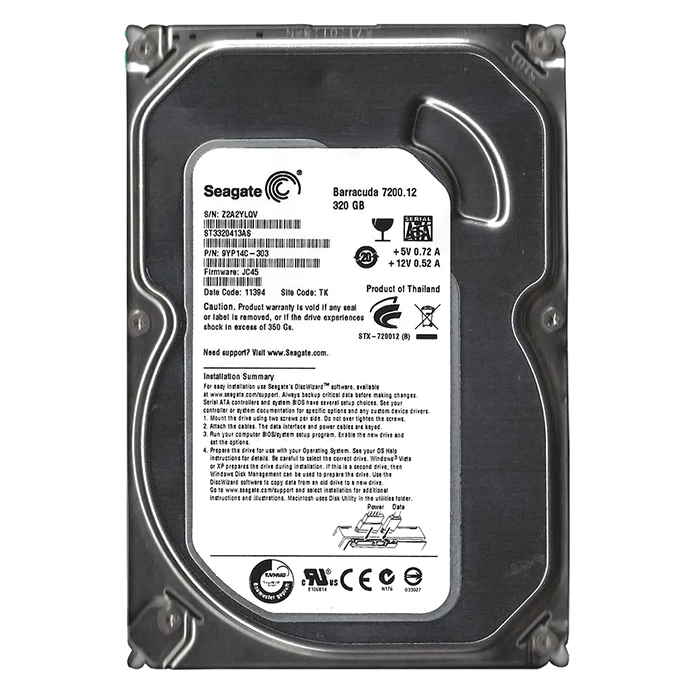Seagate 9YP14C-303 | BarraCuda 7200.12 320GB 3.5-inch 6GB/s SATA NCQ 7200RPM 16MB Cache Desktop Hard Drive Refurbished - Seagate refurbished available on Gotodirect