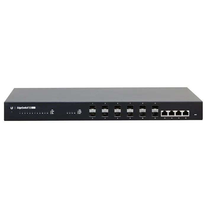 Buy Ubiquiti ES-12F-US | EdgeSwitch 12F 12x SFP & 4x Gigabit RJ45 Ports Rack-mountable Switch Refurbished - $312.33 Ubiquiti ES-12F-US | EdgeSwitch 12F 12x SFP & 4x Gigabit RJ45 Ports Rack-mountable Switch Refurbished - Ubiquiti refurbished available on Gotodirect