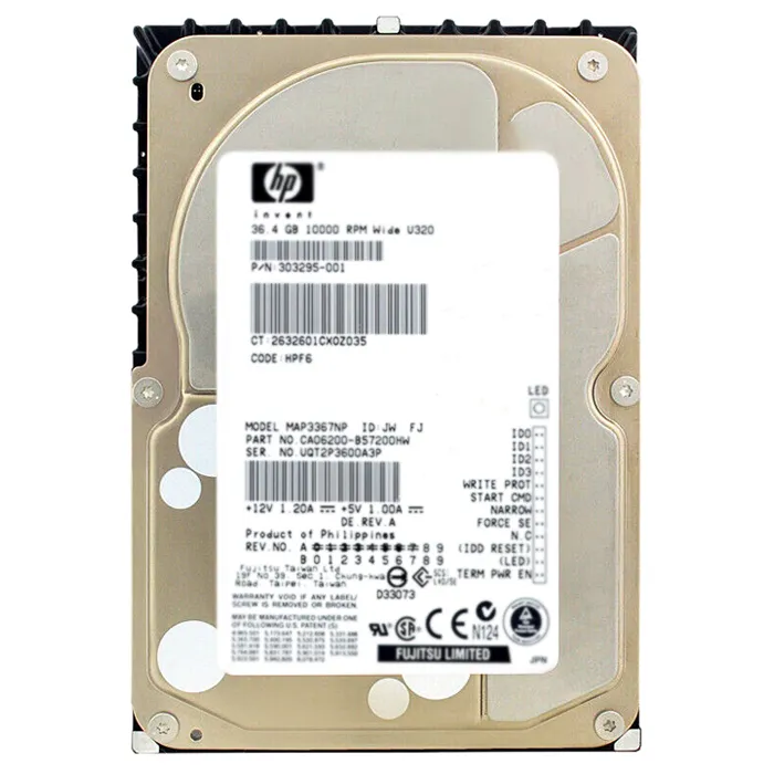 Fujitsu CA06200-B57200HW | 36.4GB 10000RPM Ultra Wide SCSI 68-Pin 8MB Cache 3.5-Inch Hard Drive Refurbished - Fujitsu refurbished available on Gotodirect