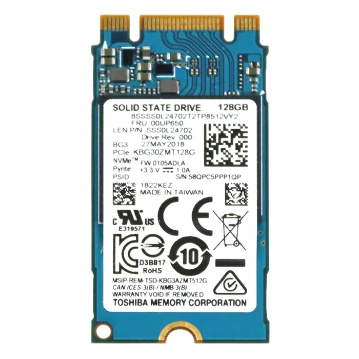 Lenovo 00UP650 | 128GB PCI Express Gen3 NVMe M.2 2242 Internal Solid State Drive Refurbished - Lenovo refurbished available on Gotodirect
