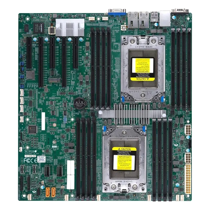 Supermicro H11DSI-NT | Socket SP3 System on Chip Chipset EATX System Board (Motherboard) Supports 2x AMD EPYC 7001/7002 Series DDR4 16x DIMM Refurbished -  refurbished available on Gotodirect