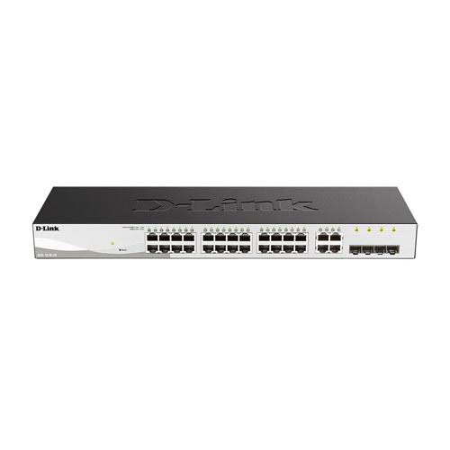 D-Link DGS-1210-28 | DGS-1210 Series 24 x Ports 1GBase-T + 4 x Ports Combo RJ-45/SFP Layer 2 Managed 1U Rack-Mountable Gigabit Ethernet Network Switch Refurbished - D-Link refurbished available on Gotodirect
