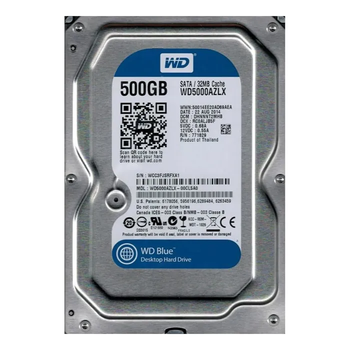 Western Digital WD5000AZLX-00CL5A0 | Blue 500GB 3.5-inch 6GB/s SATA 7200RPM 32MB Cache Desktop Hard Drive Refurbished - Western Digital refurbished available on Gotodirect