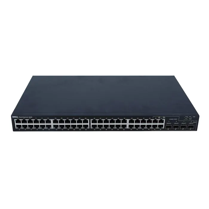 Dell H969F | PowerConnect 5448 48 x Ports 10/100/1000Base-T + 4 x SFP Ports Layer 3 Managed 1U Rack-mountable Gigabit Ethernet Network Switch Refurbished - Dell refurbished available on Gotodirect