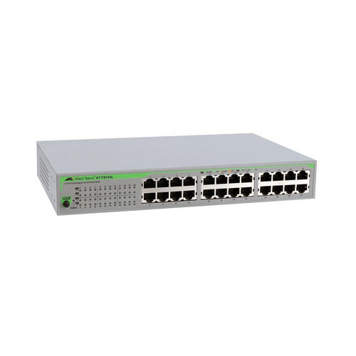 Buy Allied Telesis AT-FS724L-10 | FS700 Series 24 x Ports 10/100Base-TX Rack-mountable Layer 2 Unmanaged Fast Ethernet Network Switch Refurbished - $250.00 Allied Telesis AT-FS724L-10 | FS700 Series 24 x Ports 10/100Base-TX Rack-mountable Layer 2 Unmanaged Fast Ethernet Network Switch Refurbished - refurbished available on Gotodirect