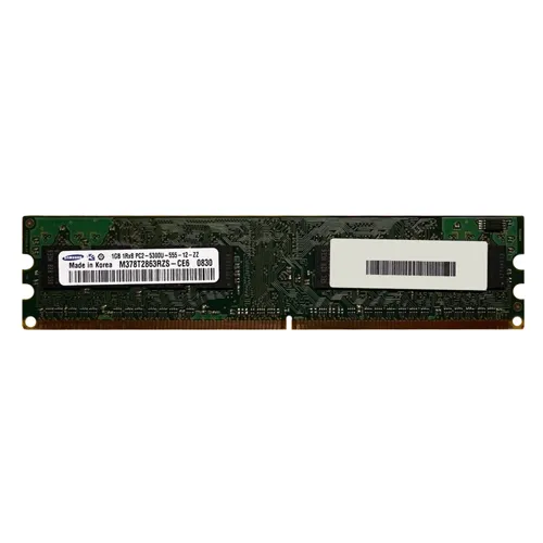 Samsung M378T2863RZS-CE6 | 1GB DDR2-667MHz PC2-5300 Non-ECC Unbuffered UDIMM CL5 1Rx8 1.8V 240-Pin Memory Module Refurbished - Samsung refurbished available on Gotodirect