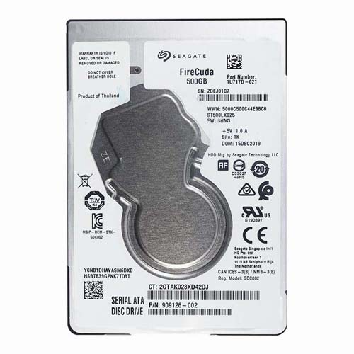 Buy HP 909126-002 | 500GB 5400RPM SATA 6Gb/s 8MB Cache 2.5-Inch Hard Drive Refurbished - $133.33 HP 909126-002 | 500GB 5400RPM SATA 6Gb/s 8MB Cache 2.5-Inch Hard Drive Refurbished - Hewlett-Packard (ou HP en abrégé) refurbished available on Gotodirect