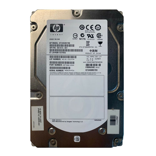 HP 623390-001 | 450GB 15000RPM SAS 6Gb/s Dual Port Hot Swappable 3.5-Inch Hard Drive Refurbished - Hewlett-Packard (ou HP en abrégé) refurbished available on Gotodirect