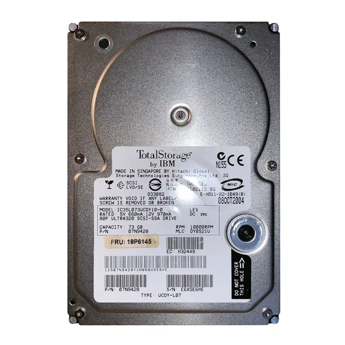 IBM 18P6145 | 73.4GB 10000RPM SCSI Hot Swappable 3.5-Inch Hard Drive Refurbished -  refurbished available on Gotodirect