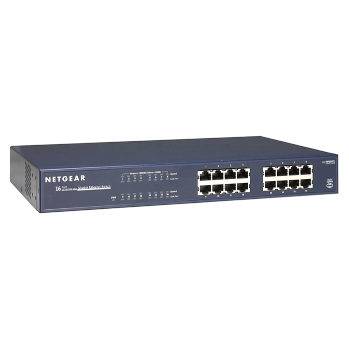 Buy Netgear JGS516GE | Prosafe JGS500 Series JGS516 16 x Ports 10/100/1000Base-T Rack-mountable Unmanaged Gigabit Ethernet Network Switch Refurbished - $266.76 Netgear JGS516GE | Prosafe JGS500 Series JGS516 16 x Ports 10/100/1000Base-T Rack-mountable Unmanaged Gigabit Ethernet Network Switch Refurbished - Netgear refurbished available on Gotodirect