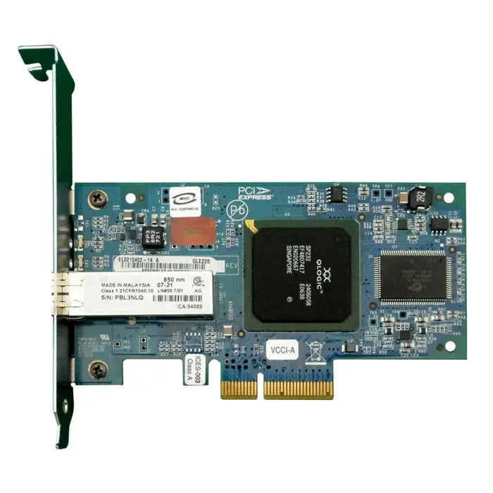 Dell DR345 | QLE220 1 x Port Fibre Channel 4Gb/s PCI Express x4 Low-profile Host Bus Adapter with Standard Bracket Card Refurbished - Dell refurbished available on Gotodirect