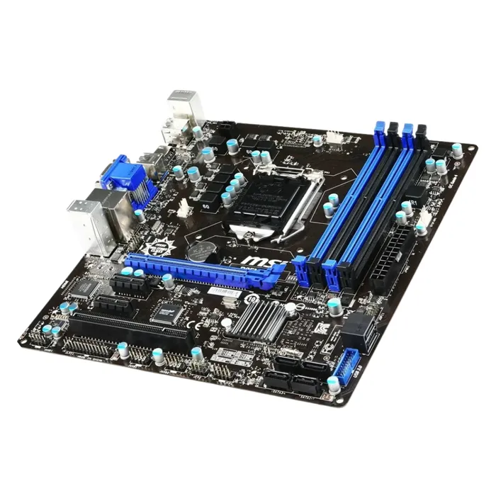MSI CSMB85ME45 | B85M-E45 Socket LGA 1150 Intel B85 Chipset Core i7 / i5 / i3 / Pentium / Celeron Processors Support DDR3 2x DIMM 2x SATA 3.0Gb/s 4x Refurbished - MSI (Micro-Star International) refurbished available on Gotodirect