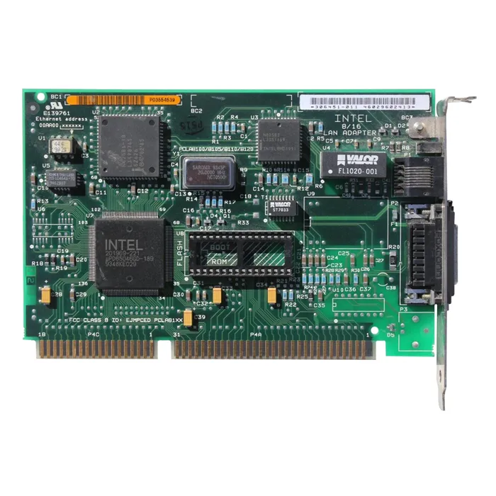 Intel 306451-011 | 8/16-bit ISA Ethernet Network Interface Card RJ-45 and AUI Refurbished - Intel refurbished available on Gotodirect