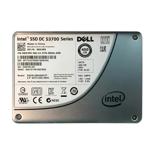Dell 06XJ05 | 400GB Multi-Level Cell SATA 6Gb/s Hot-Pluggable 2.5-Inch Solid State Drive for PowerEdge Servers Refurbished - Dell refurbished available on Gotodirect