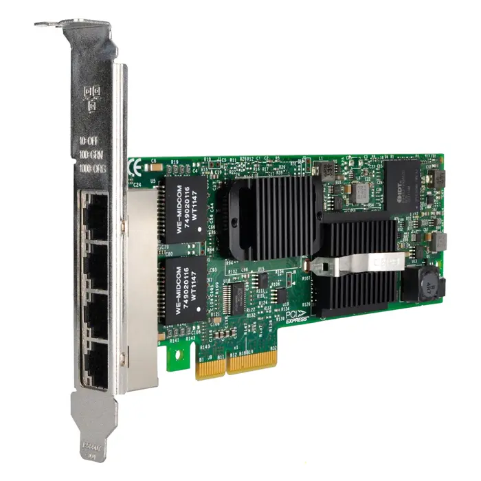 Intel E1G44ET2BLK | 4 x Ports 1Gb/s 1000Base-T PCI Express x4 Gigabit Ethernet Server Network Adapter Card Refurbished - Intel refurbished available on Gotodirect